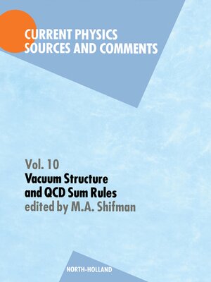 cover image of Vacuum Structure and QCD Sum Rules